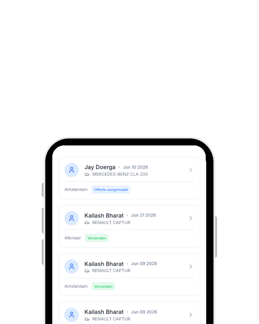 Widget offerteaanvraag