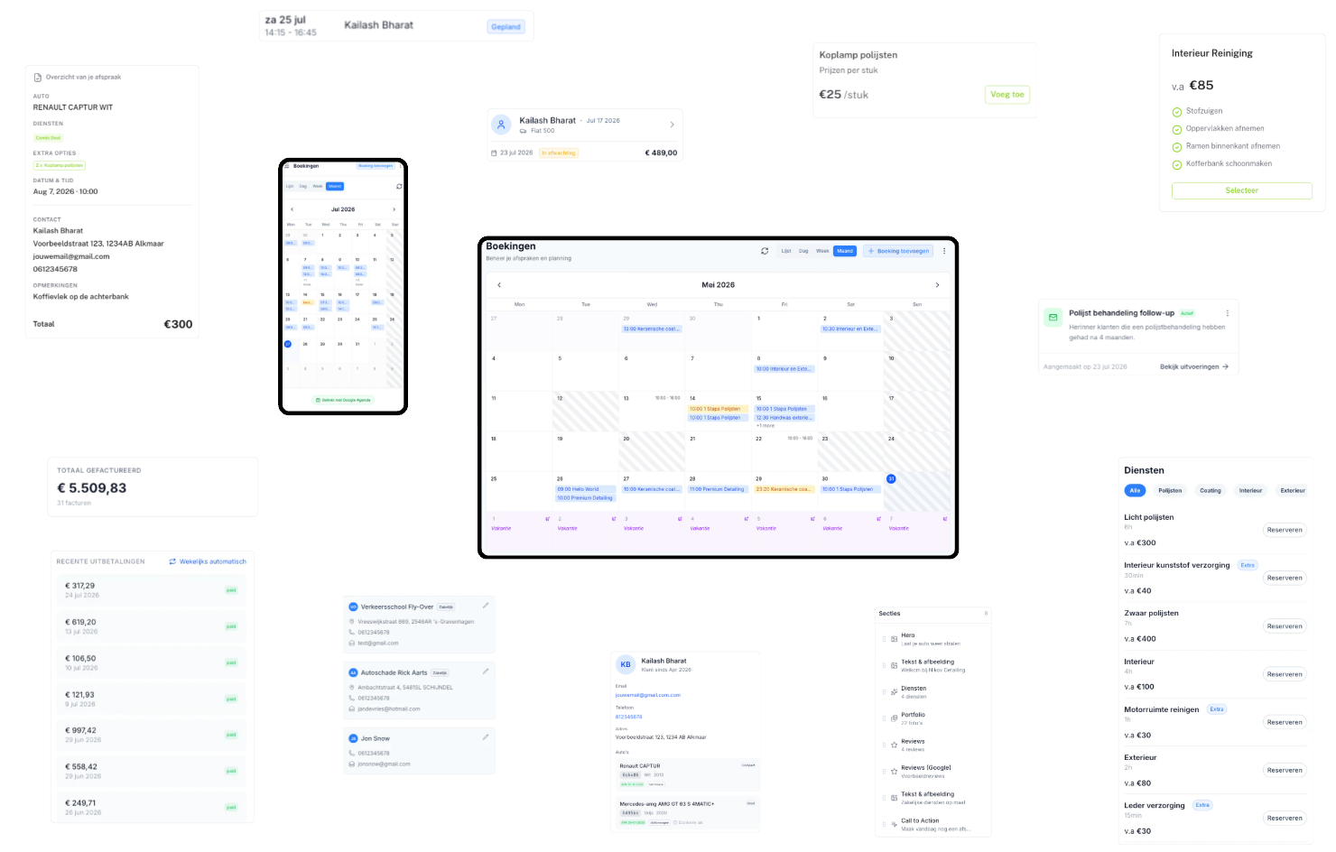 DetailerBuddy features